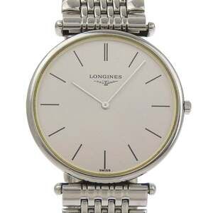 Longines Grand Classic L4.635.4 Stainless Steel Quartz Analog Watch with Silv...